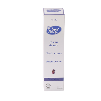 Crème de nuit au Géranium de Bio neuf