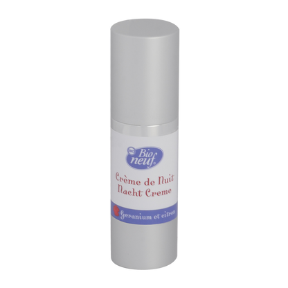 Crème de nuit au Géranium de Bio neuf