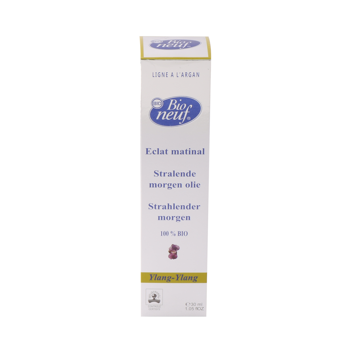 Huile sèche visage Eclat matinal à l’Ylang Ylang de Bio neuf