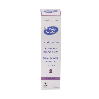Huile sèche Éclat matinal à la lavande de Bio neuf