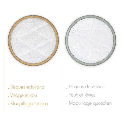 Lingettes démaquillantes lavables