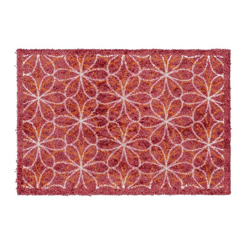 Tapis absorbant et décoratif en microfibres pour intérieur