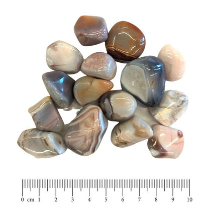 Pierre roulée d’Agate botswana